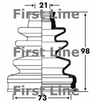 FIRST LINE fcb2816 -  Пыльник, приводной вал